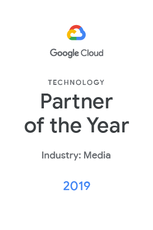 google cloud technology partner of the year badge
